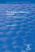 Ebenstein |  Routledge Revivals: The Greatest Happiness Principle (1986) | Buch |  Sack Fachmedien