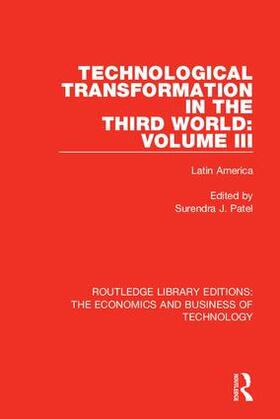 Patel |  Technological Transformation in the Third World | Buch |  Sack Fachmedien