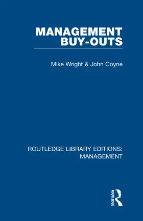 Wright / Coyne |  Management Buy-Outs | Buch |  Sack Fachmedien