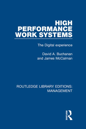 Buchanan / McCalman |  High Performance Work Systems | Buch |  Sack Fachmedien