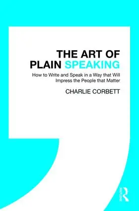 Corbett |  The Art of Plain Speaking | Buch |  Sack Fachmedien