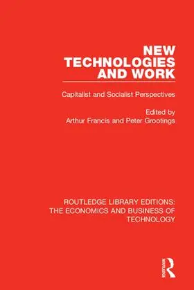 Francis / Grootings |  New Technologies and Work | Buch |  Sack Fachmedien