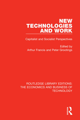 Francis / Grootings |  New Technologies and Work | Buch |  Sack Fachmedien