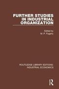Fogarty |  Further Studies in Industrial Organization | Buch |  Sack Fachmedien