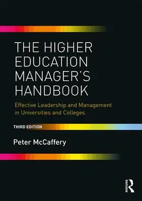 McCaffery | The Higher Education Manager's Handbook | Buch | 978-0-8153-7028-4 | www.sack.de