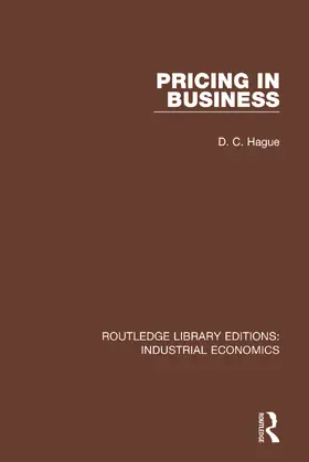 Hague |  Pricing in Business | Buch |  Sack Fachmedien