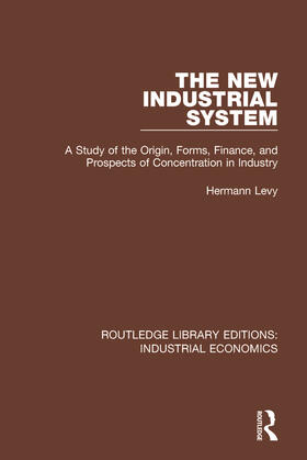 Levy |  The New Industrial System | Buch |  Sack Fachmedien