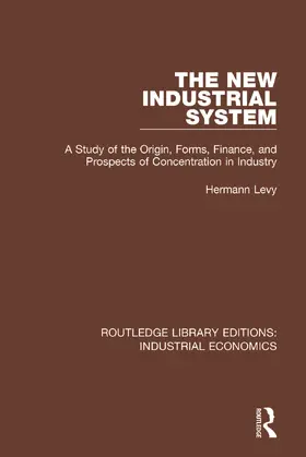 Levy |  The New Industrial System | Buch |  Sack Fachmedien