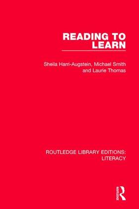 Harri-Augstein / Smith / Thomas | Reading to Learn | Buch | 978-0-8153-7380-3 | sack.de
