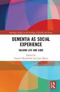 Macdonald / Mears |  Dementia as Social Experience | Buch |  Sack Fachmedien