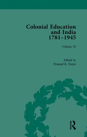 K. Nayar |  Colonial Education and India 1781-1945 | Buch |  Sack Fachmedien