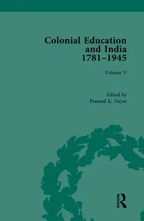 K. Nayar |  Colonial Education and India 1781-1945 | Buch |  Sack Fachmedien