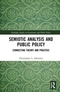 Atkinson |  Semiotic Analysis and Public Policy | Buch |  Sack Fachmedien