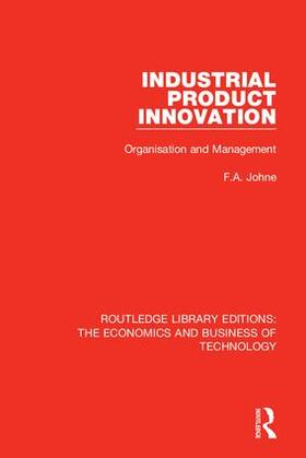 Johne |  Industrial Product Innovation | Buch |  Sack Fachmedien