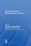 Domsch / Lidokhover |  Human Resource Management in Russia | Buch |  Sack Fachmedien