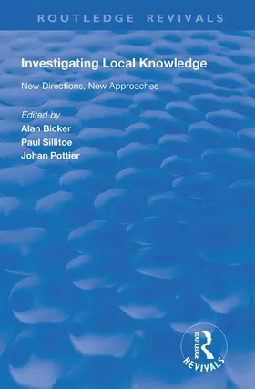 Sillitoe |  Investigating Local Knowledge | Buch |  Sack Fachmedien