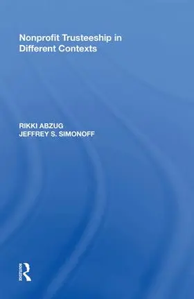 Abzug / Simonoff |  Nonprofit Trusteeship in Different Contexts | Buch |  Sack Fachmedien