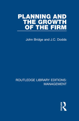 Bridge / Dodds |  Planning and the Growth of the Firm | Buch |  Sack Fachmedien