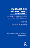 Etemad / Dulude |  Managing the Multinational Subsidiary | Buch |  Sack Fachmedien