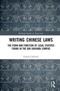 Caldwell |  Writing Chinese Laws | Buch |  Sack Fachmedien