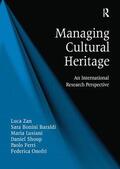 Zan / Baraldi / Lusiani |  Managing Cultural Heritage | Buch |  Sack Fachmedien