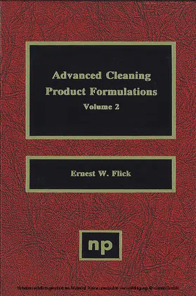 Flick |  Advanced Cleaning Product Formulations, Vol. 2 | eBook | Sack Fachmedien