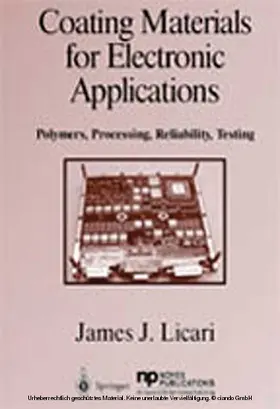Licari |  Coating Materials for Electronic Applications | eBook | Sack Fachmedien