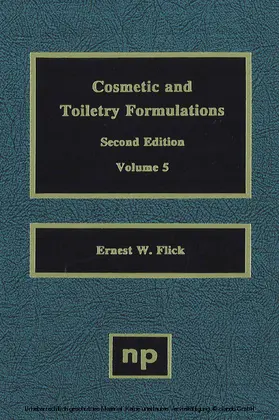 Flick |  Cosmetic and Toiletry Formulations, Vol. 5 | eBook | Sack Fachmedien
