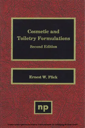 Flick |  Cosmetic and Toiletry Formulations, Volume 1 | eBook | Sack Fachmedien