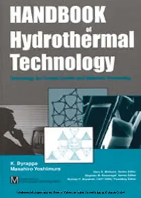 Byrappa / Yoshimura |  Handbook of Hydrothermal Technology | eBook | Sack Fachmedien