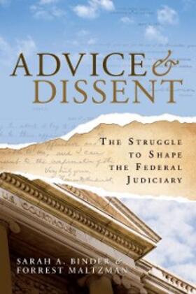 Binder / Maltzman |  Advice and Dissent | eBook | Sack Fachmedien