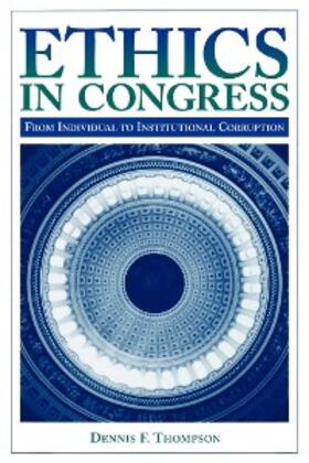 Thompson |  Ethics in Congress | eBook | Sack Fachmedien