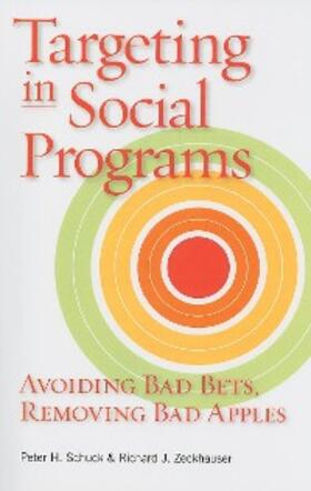 Schuck / Zeckhauser |  Targeting in Social Programs | eBook | Sack Fachmedien
