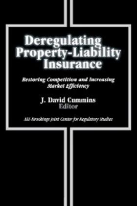 Cummins | Deregulating Property-Liability Insurance | E-Book | sack.de
