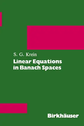 KREIN |  Linear Equations in Banach Spaces | Buch |  Sack Fachmedien