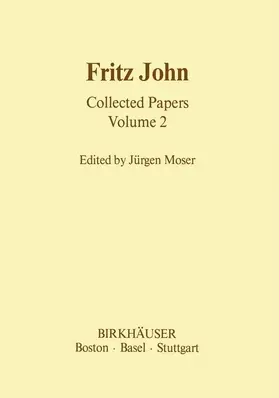 Moser |  Fritz John Collected Papers | Buch |  Sack Fachmedien