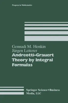 Chenkin / Leiterer / Henkin |  Andreotti-Grauert Theory by Integral Formulas | Buch |  Sack Fachmedien