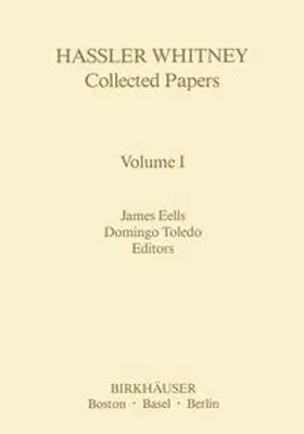 Eelles / Toledo |  Hassler Whitney Collected Papers Volume I | Buch |  Sack Fachmedien