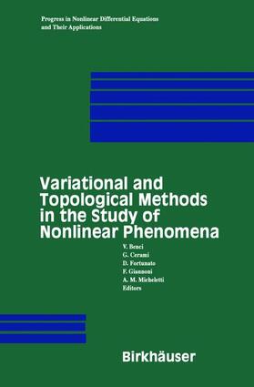 Benci / Cerami / Micheletti | Variational and Topological Methods in the Study of Nonlinear Phenomena | Buch | 978-0-8176-4278-5 | sack.de