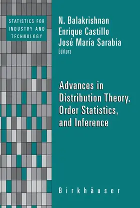 Balakrishnan / Sarabia Alegria / Castillo |  Advances in Distribution Theory, Order Statistics, and Inference | Buch |  Sack Fachmedien