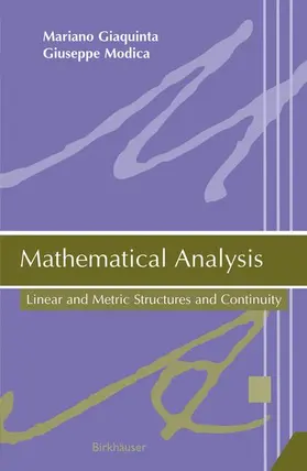 Modica / Giaquinta |  Mathematical Analysis | Buch |  Sack Fachmedien