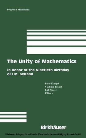 Etingof / Retakh / Singer | The Unity of Mathematics | E-Book | sack.de