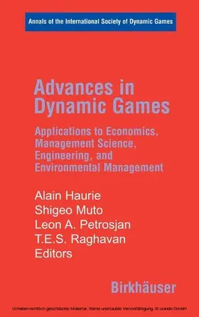 Haurie / Muto / Petrosjan |  Advances in Dynamic Games | eBook | Sack Fachmedien