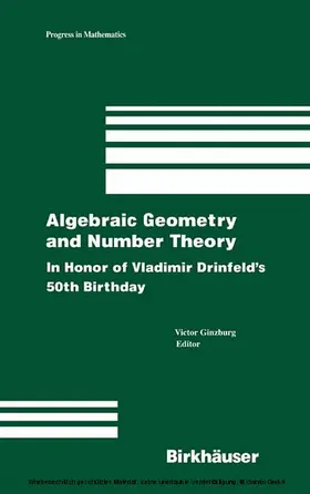 ginzburg / Ginzburg | Algebraic Geometry and Number Theory | E-Book | www.sack.de