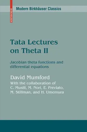 Mumford |  Tata Lectures on Theta II | Buch |  Sack Fachmedien