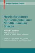 Gromov / LaFontaine / Pansu |  Metric Structures for Riemannian and Non-Riemannian Spaces | eBook | Sack Fachmedien
