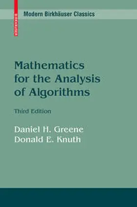 Greene / Knuth |  Mathematics for the Analysis of Algorithms | eBook | Sack Fachmedien