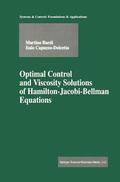 Capuzzo-Dolcetta / Bardi |  Optimal Control and Viscosity Solutions of Hamilton-Jacobi-Bellman Equations | Buch |  Sack Fachmedien