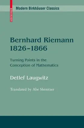 Laugwitz |  Bernhard Riemann 1826-1866 | Buch |  Sack Fachmedien