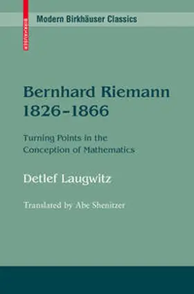Laugwitz | Bernhard Riemann 1826–1866 | E-Book | sack.de